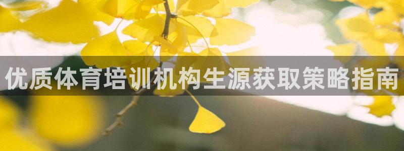 耀世国际平台正规吗可靠吗安全吗：优质体育培训机构生源
