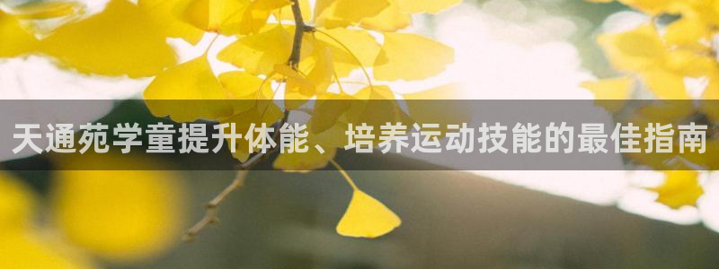 耀世娱乐注册入口在哪：天通苑学童提升体能、培养运动技