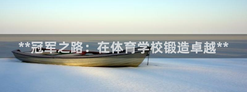 耀世娱乐是不是很黑：**冠军之路：在体育学校锻造卓越