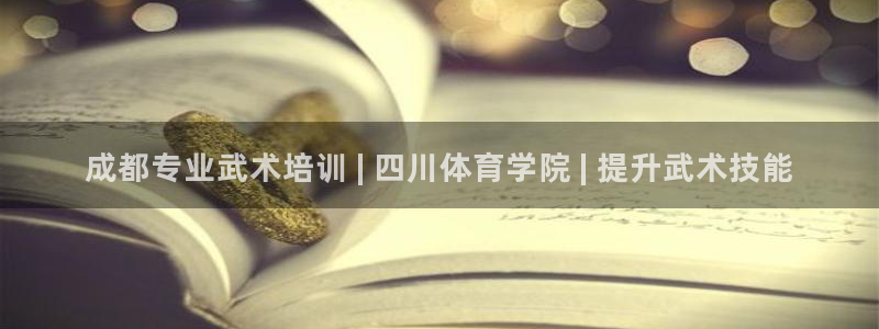 耀世娱乐登录注册教程：成都专业武术培训 | 四川体育
