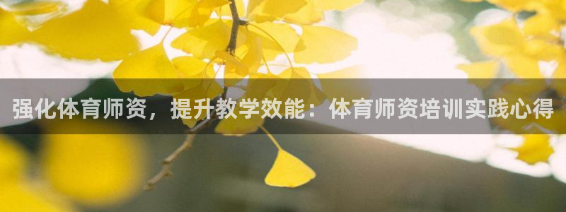 耀世国际集团是国企吗还是央企：强化体育师资，提升教学效能：体