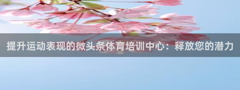 耀世娱乐登录注册流程：提升运动表现的微头条体育培训中
