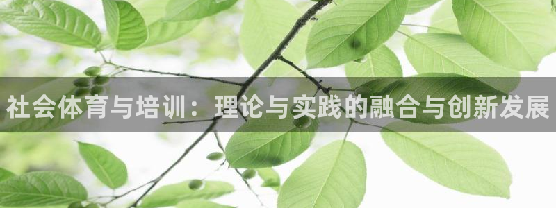 耀世官网注册：社会体育与培训：理论与实践的融合与创新发展